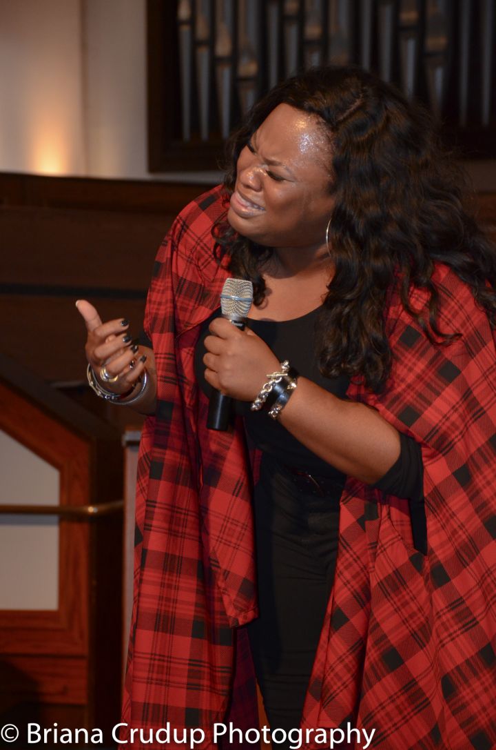 Tasha Cobbs, Kierra Sheard & Bishop William Murphy at ONE PLACE LIVE Tour ATL!