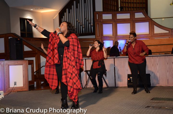 Tasha Cobbs, Kierra Sheard & Bishop William Murphy at ONE PLACE LIVE Tour ATL!