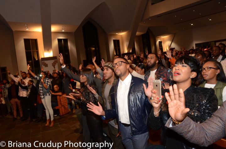 Tasha Cobbs, Kierra Sheard & Bishop William Murphy at ONE PLACE LIVE Tour ATL!