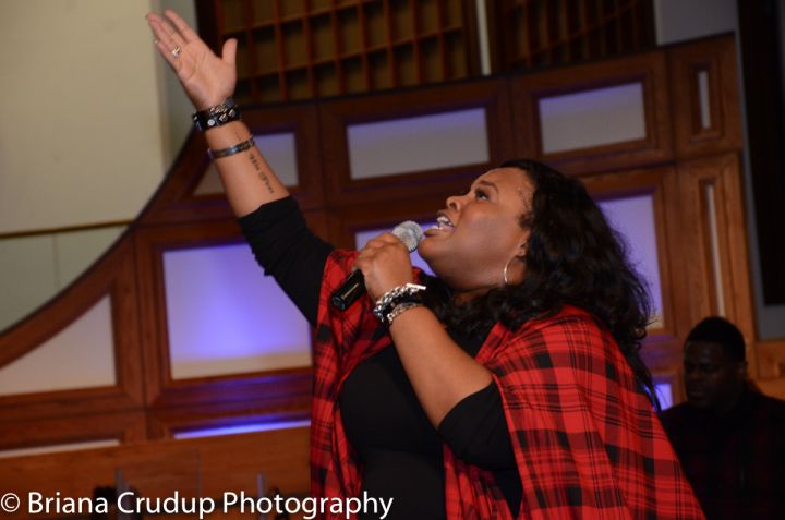 Tasha Cobbs, Kierra Sheard & Bishop William Murphy at ONE PLACE LIVE Tour ATL!