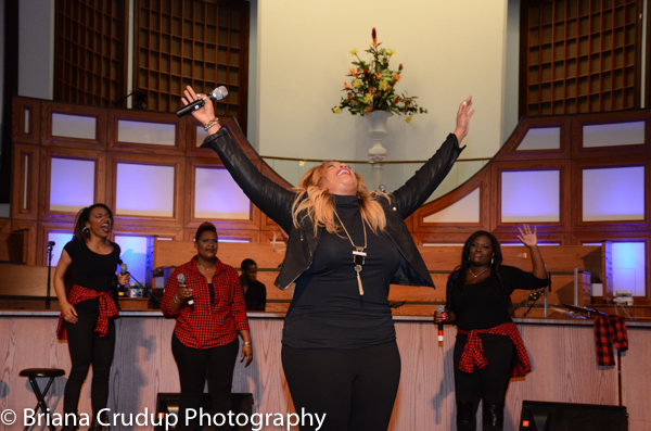 Tasha Cobbs, Kierra Sheard & Bishop William Murphy at ONE PLACE LIVE Tour ATL!