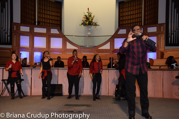 Tasha Cobbs, Kierra Sheard & Bishop William Murphy at ONE PLACE LIVE Tour ATL!