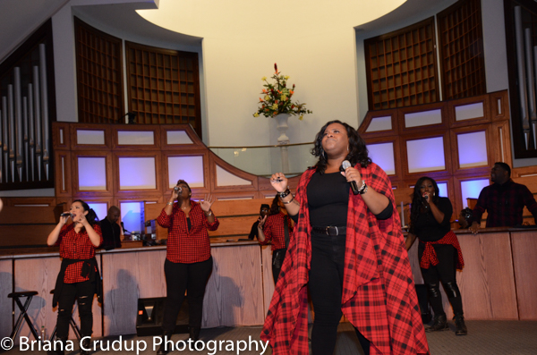 Tasha Cobbs, Kierra Sheard & Bishop William Murphy at ONE PLACE LIVE Tour ATL!