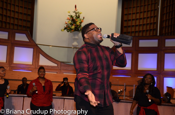 Tasha Cobbs, Kierra Sheard & Bishop William Murphy at ONE PLACE LIVE Tour ATL!