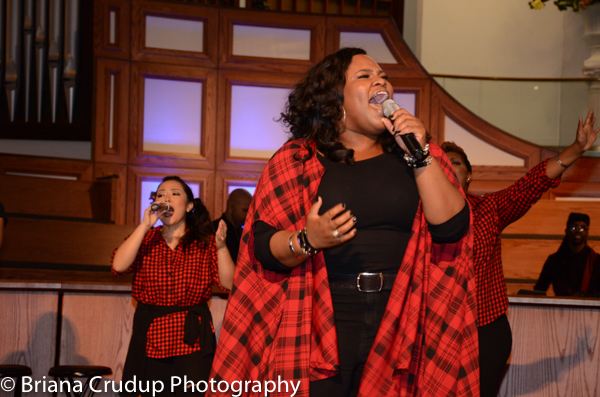 Tasha Cobbs, Kierra Sheard & Bishop William Murphy at ONE PLACE LIVE Tour ATL!