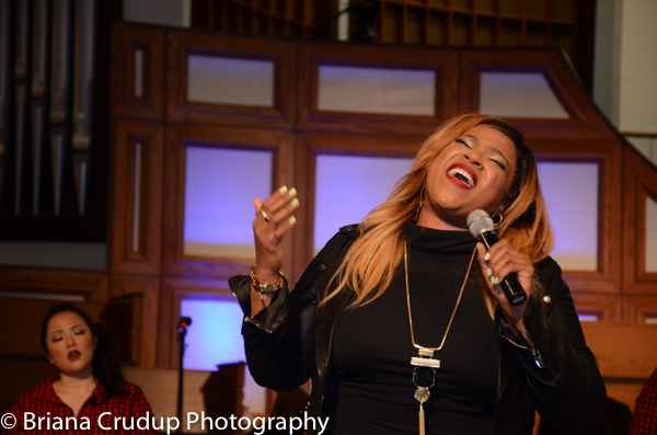 Tasha Cobbs, Kierra Sheard & Bishop William Murphy at ONE PLACE LIVE Tour ATL!